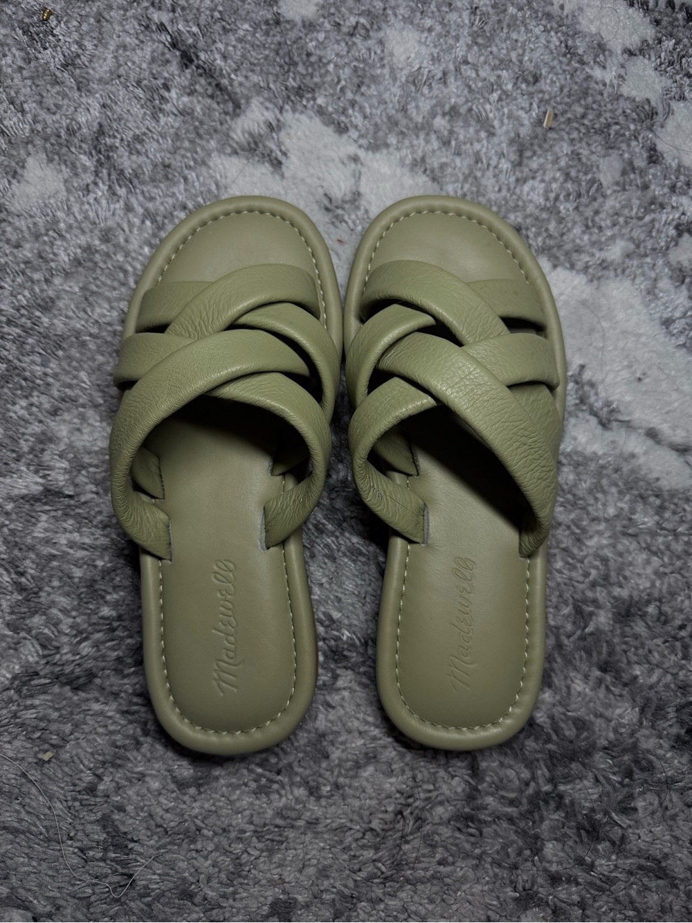 Madewell padded sandals size 6